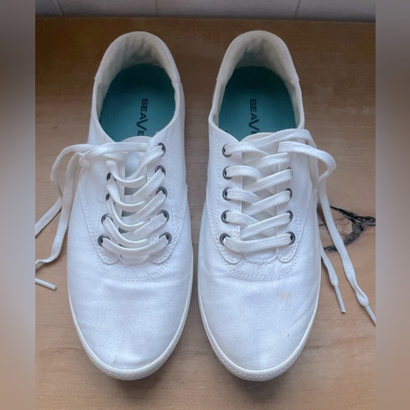 SeaVees Monterey Sneaker Original in Bleach (White) size 7.5 (Women’s US) - Picture 3 of 14
